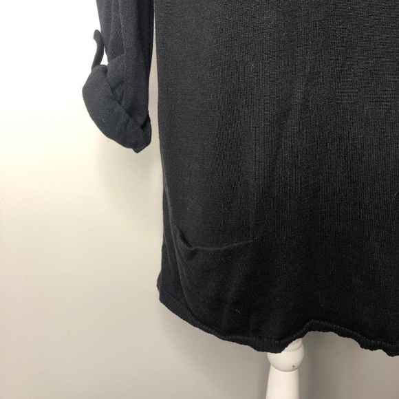 Caslon Roll Sleeve Tunic Sweater Mini Dress with Drop Pockets - Picture 2 of 9